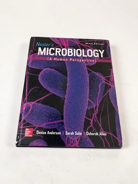 McGraw Hill Nester's Microbiology Textbook - Purple Cover